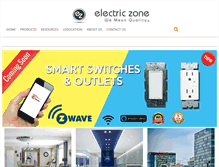 Tablet Screenshot of electriczoneusa.com